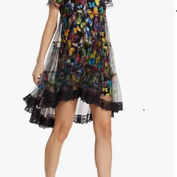 Alice + Olivia Butterfly Dreema Tulle Dress - Picture 2 of 6